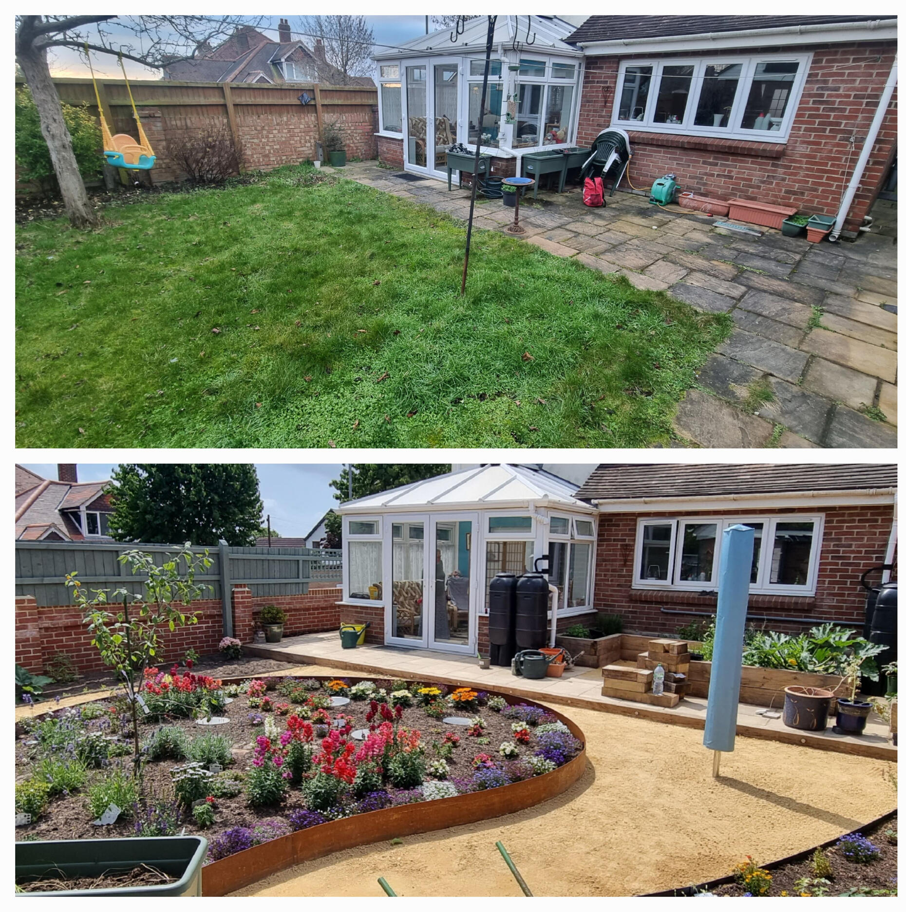Farlington Landscaping Garden renovation in Portsmouth. Garden design, landscaping, ongoing maintenance completed by MJA Garden Landscaping.
